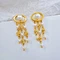 pearl stud earrings for women